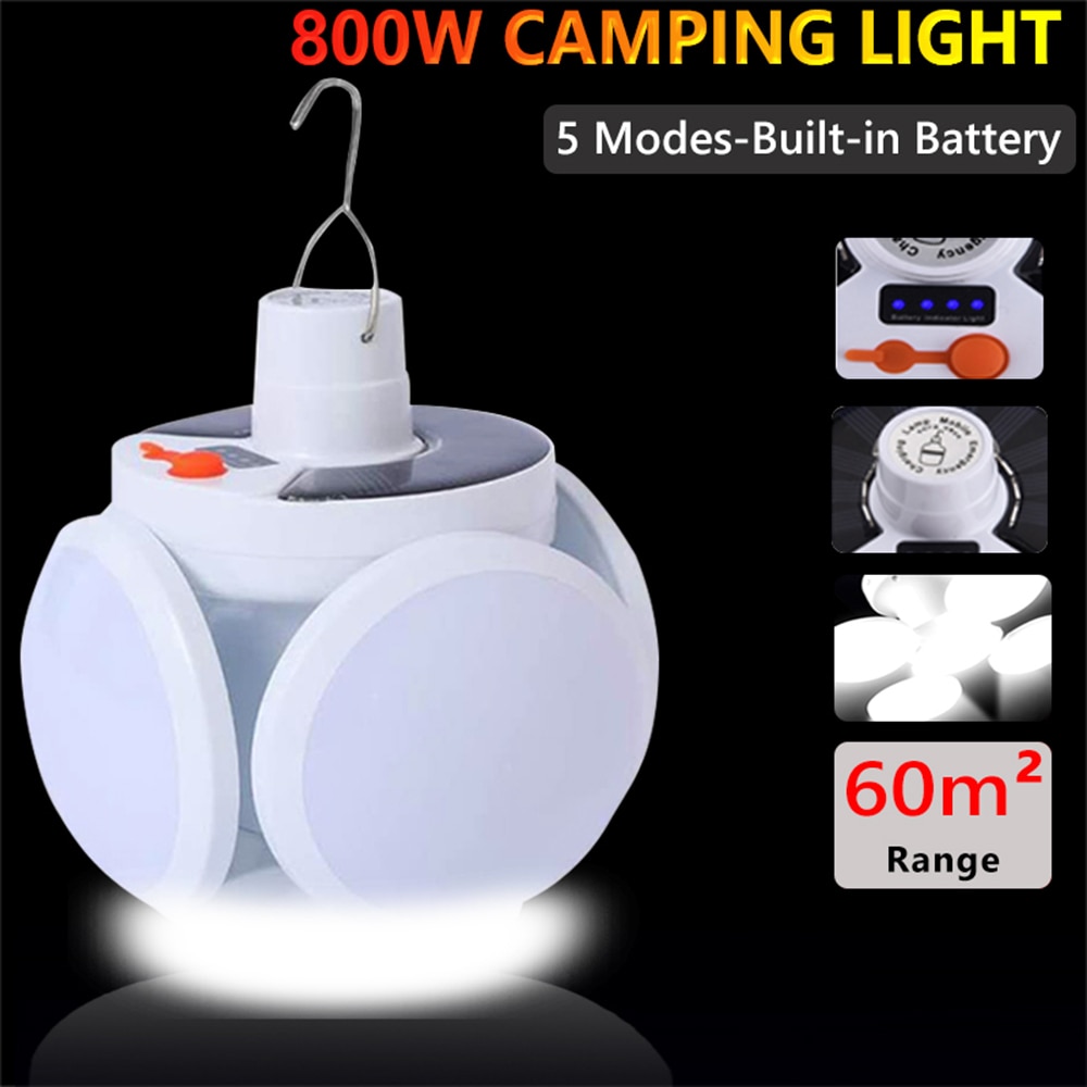 Solar 5 Kanatlı Kamp Lambası (5271)