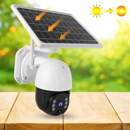 Solar Panelli Su Geçirmez Gece Görüş Destekli Wifi Bağlantılı Güvenlik Kamerası (5271) Solar Panelli Su Geçirmez Gece Görüş Destekli Wifi Bağlantılı Güvenlik Kamerası (5271)