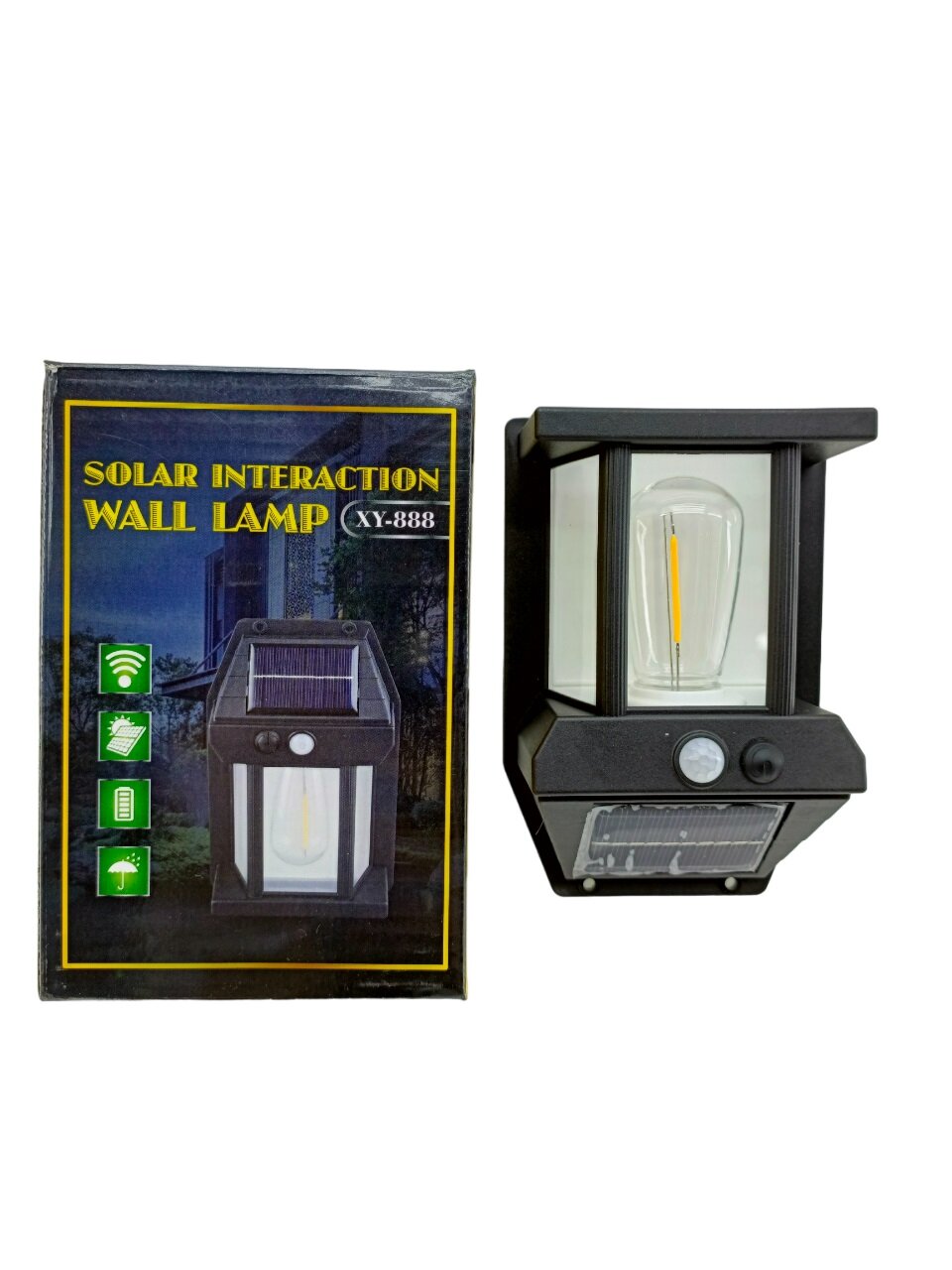 SOLAR - SENSÖRLÜ  APLİK DUVAR LAMBASI  DIŞ MEKAN   5.5V - 1W - 1800mAh (5271)