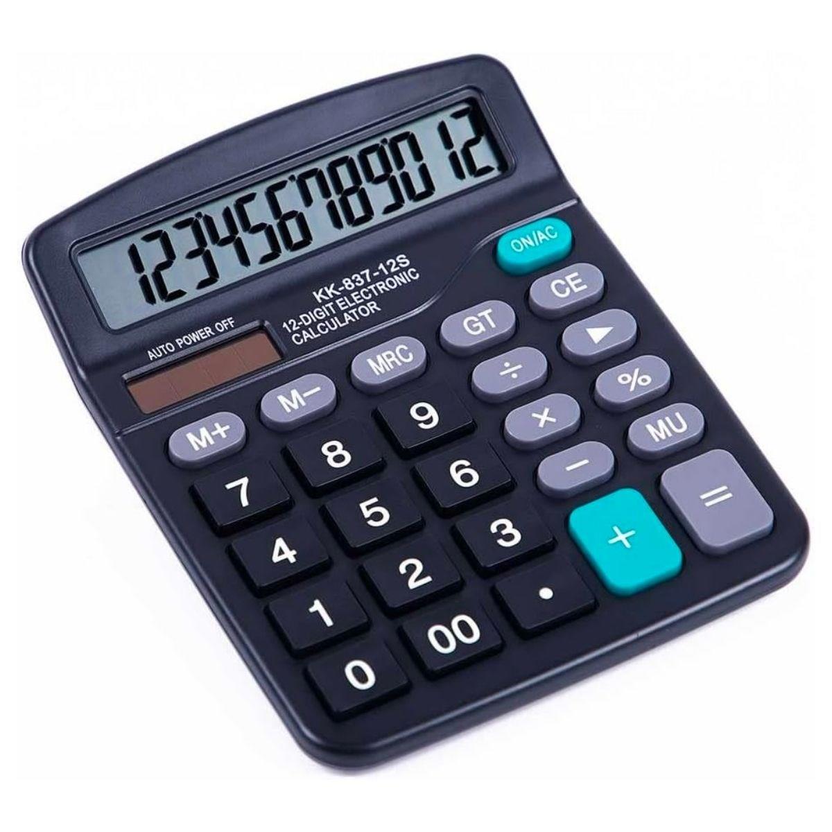 Standart Fonksiyonlu 12 Haneli Geniş LCD Ekran,Pill Masaüstü Hesap Makinesi (5271) Standart Fonksiyonlu 12 Haneli Geniş LCD Ekran,Pill Masaüstü Hesap Makinesi (5271)