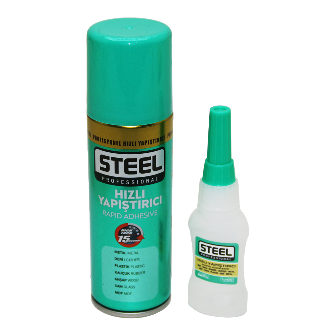 STEEL CK-6361 100ML+8GR HIZLI YAPIŞTIRICI (5271)