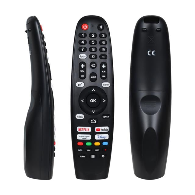 Strong - Fobem Ses Komutsuz Wholeos Netflix-Youtube-Prime Video-Disney Plus Tuşlu Lcd Led Tv Kumandası (5271)