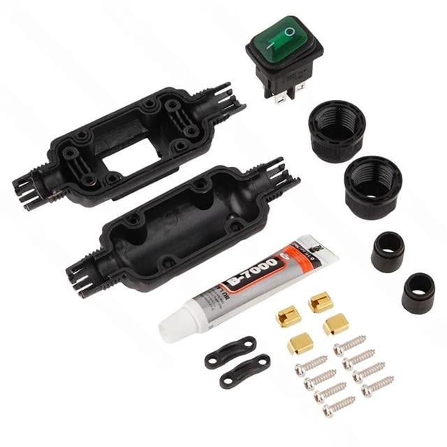 Su Geçirmez Beyaz Kablo Switch 4 Pin (5271)