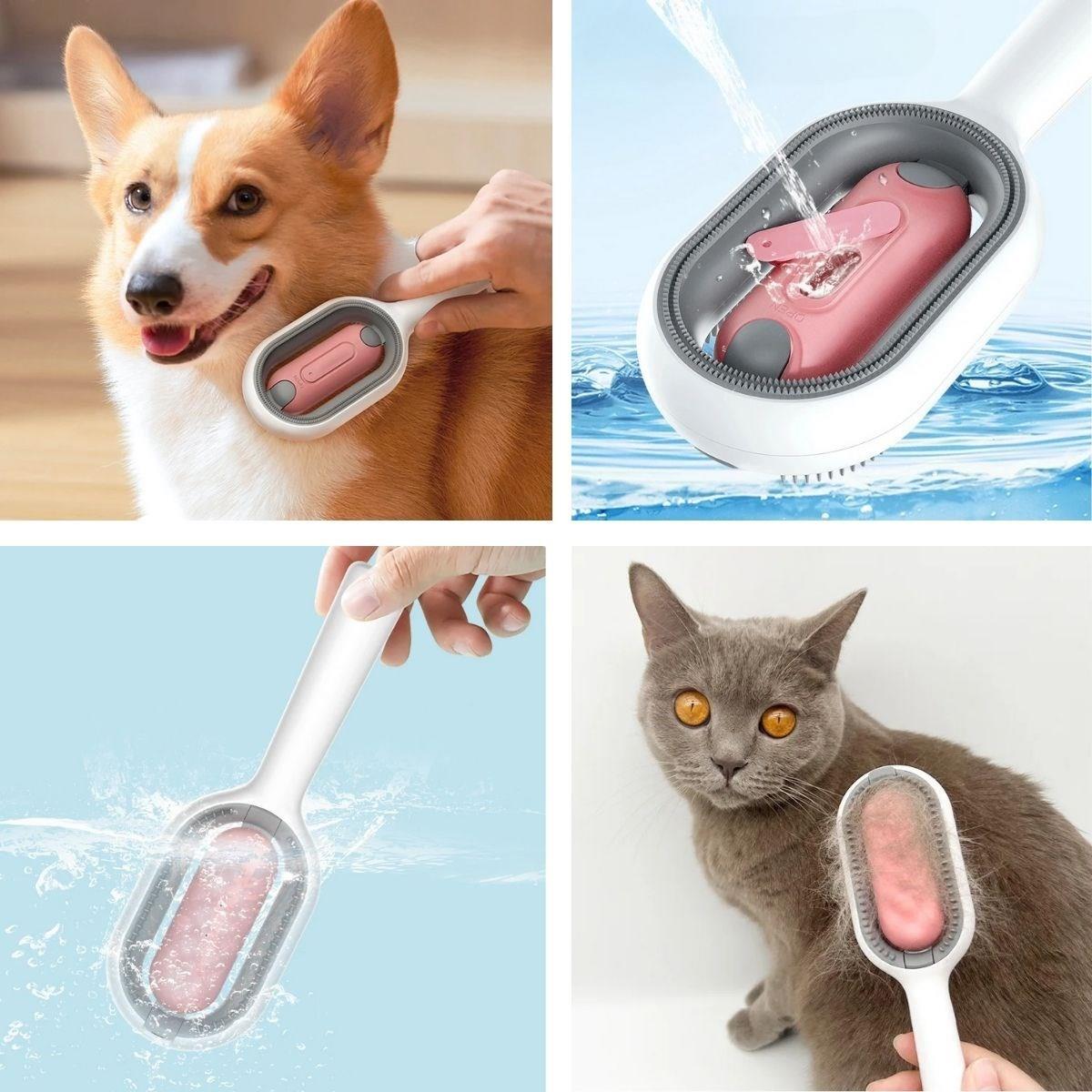 Su Hazneli Kedi ve Köpek Tüyü Toplamama Fırçası Su Hazneli Pet Tarağı (5271) Su Hazneli Kedi ve Köpek Tüyü Toplamama Fırçası Su Hazneli Pet Tarağı (5271)