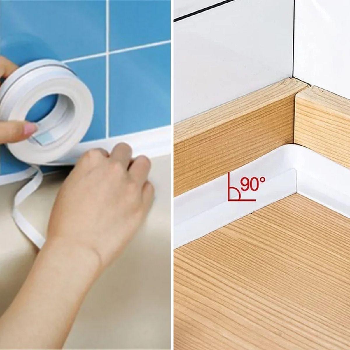 Su Sızdırmaz Banyo Mutfak Lavabo Küvet İzolasyon Şerit Bant,Lavabo Kenar Bandı 3.2 mt x 38 mm (5271) Su Sızdırmaz Banyo Mutfak Lavabo Küvet İzolasyon Şerit Bant,Lavabo Kenar Bandı 3.2 mt x 38 mm (5271)