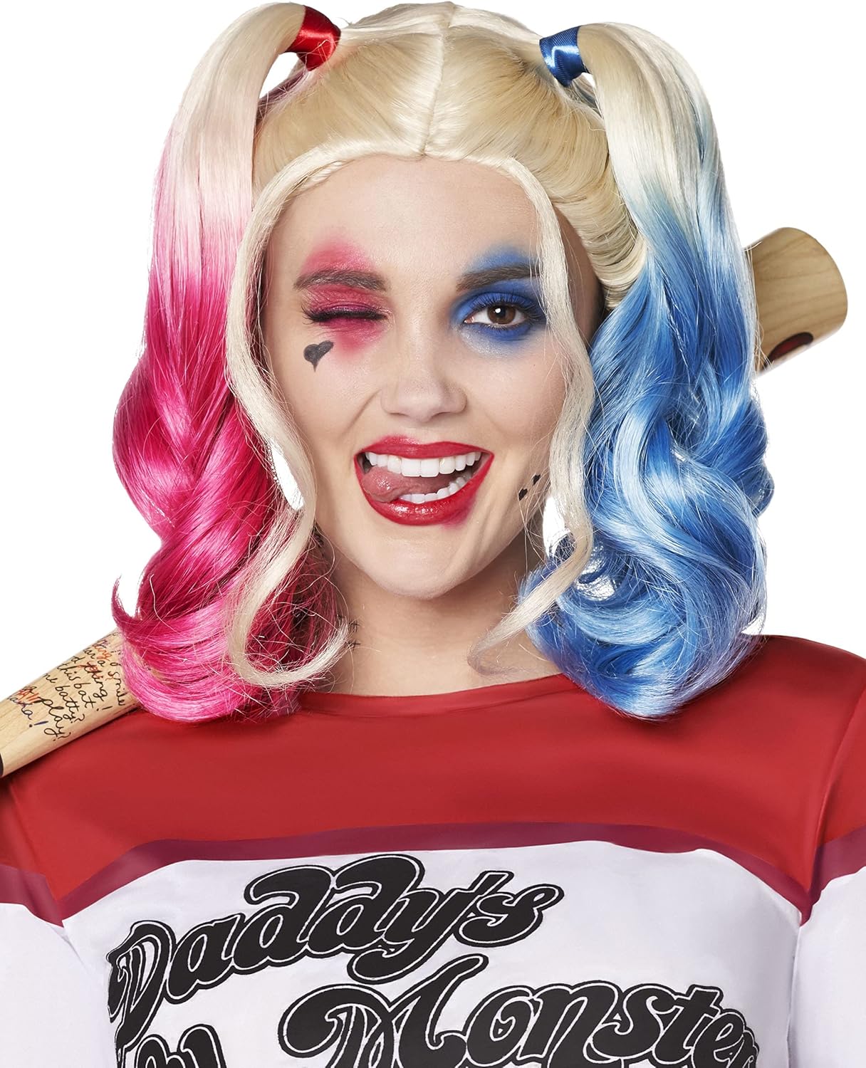 Suicide Squad Harley Quinn Kostüm Peruk (5271)