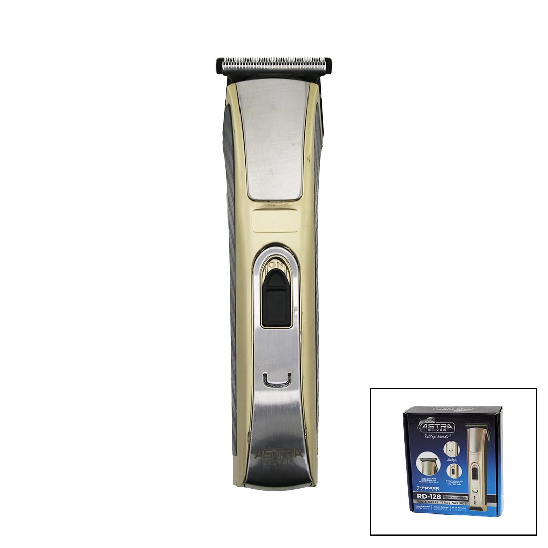 T-POWER SAÇ - SAKAL KESME TRAŞ MAKİNESİ LED ŞARJ GÖSTERGE 8 SAAT ŞARJ=60DK KULLAN RD-128 (5271)