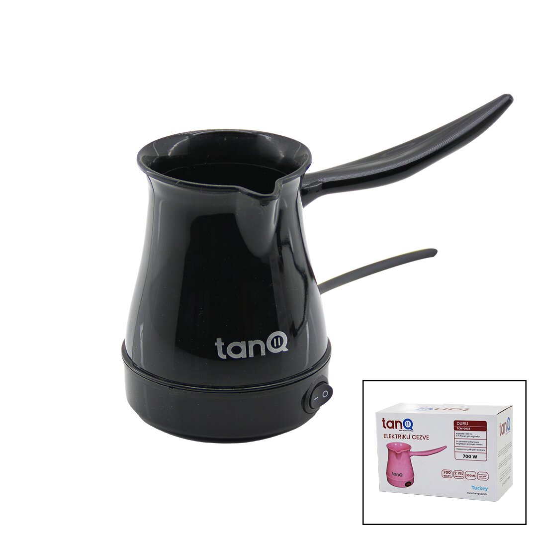 TANQ DURU TCM-2023 ELEKTRİKLİ KAHVE MAKİNESİ PLASTİK CEZVE  700W   330ML (5271)