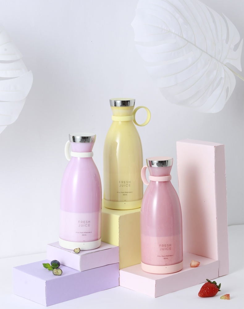 Taşınabilir Blender, Taşınabilir Mini Hızlı Blender 350ml Meyve Sıkacağı Kupası, Kablosuz Şarjlı, Smoothie Milkshake Suyu Bebek Maması için 4 Bıçaklı (5271) Taşınabilir Blender, Taşınabilir Mini Hızlı Blender 350ml Meyve Sıkacağı Kupası, Kablosuz Şarjlı, Smoothie Milkshake Suyu Bebek Maması için 4 Bıçaklı (5271)