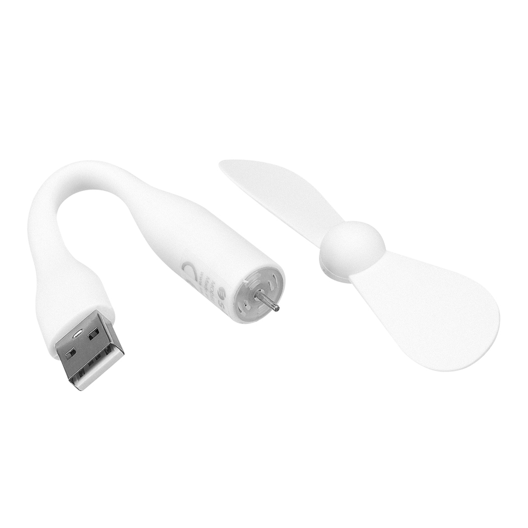 TAŞINABİLİR ESNEK BEYAZ USB MİNİ FAN SL-UF05 (5271)