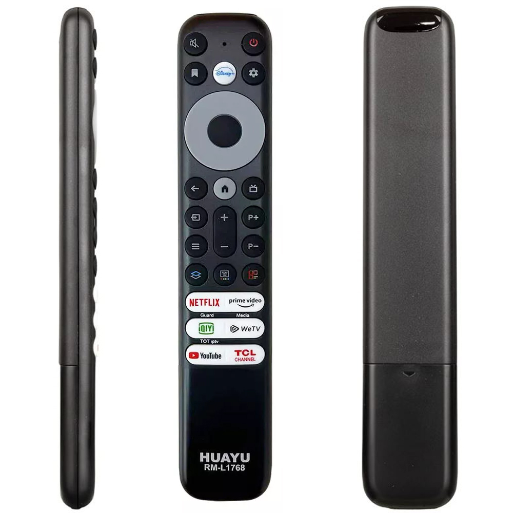 TCL RM-L1768 SES KOMUTSUZ TCL RC902V RMR1 NETFLIX-PRIME VIDEO-GUARD-MEDIA-YOUTUBE TUŞLU LCD LED TV KUMANDASI (5271)