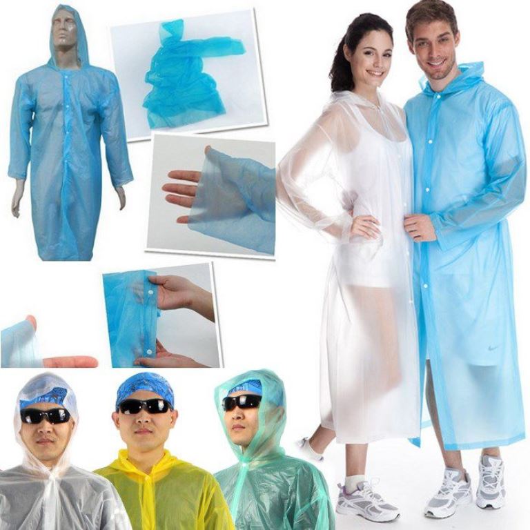 Tek Kullanımlık Çıtçıtlı Yağmurluk (5271)