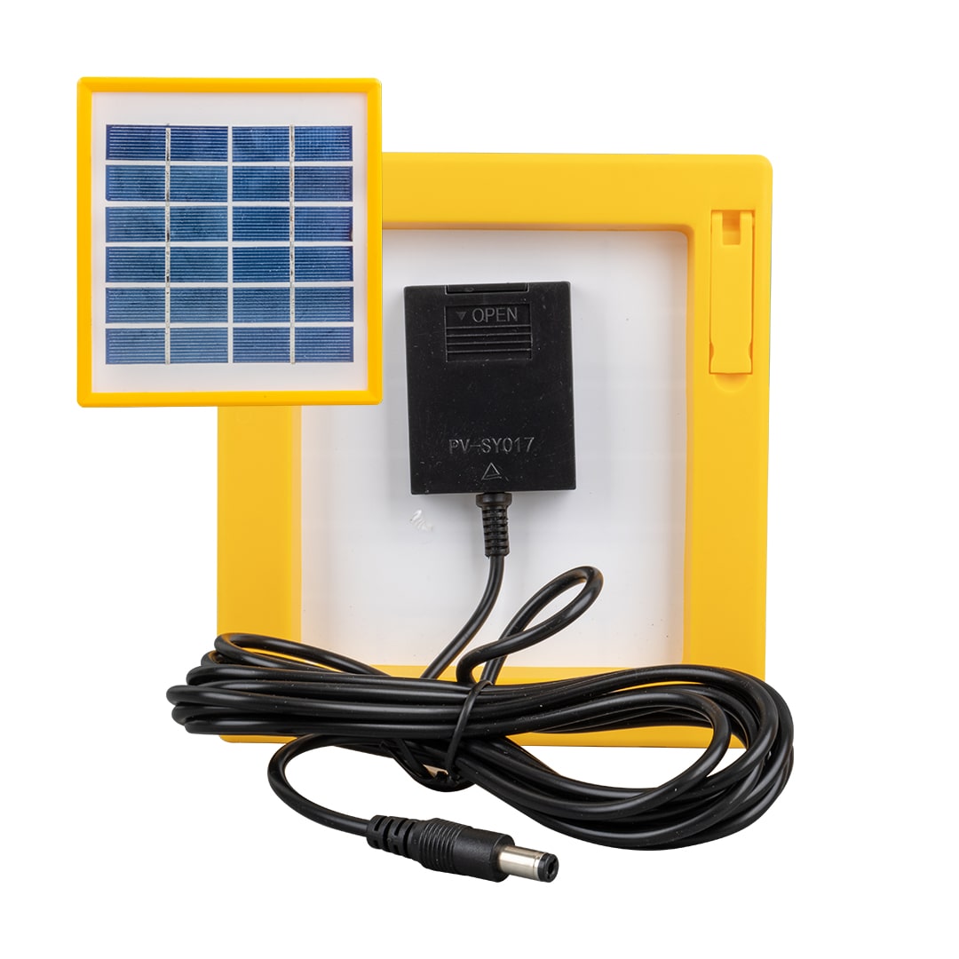 TEK PANELLİ ŞARJLI SOLAR IŞILDAK AYDINLATMA SETİ (5271)