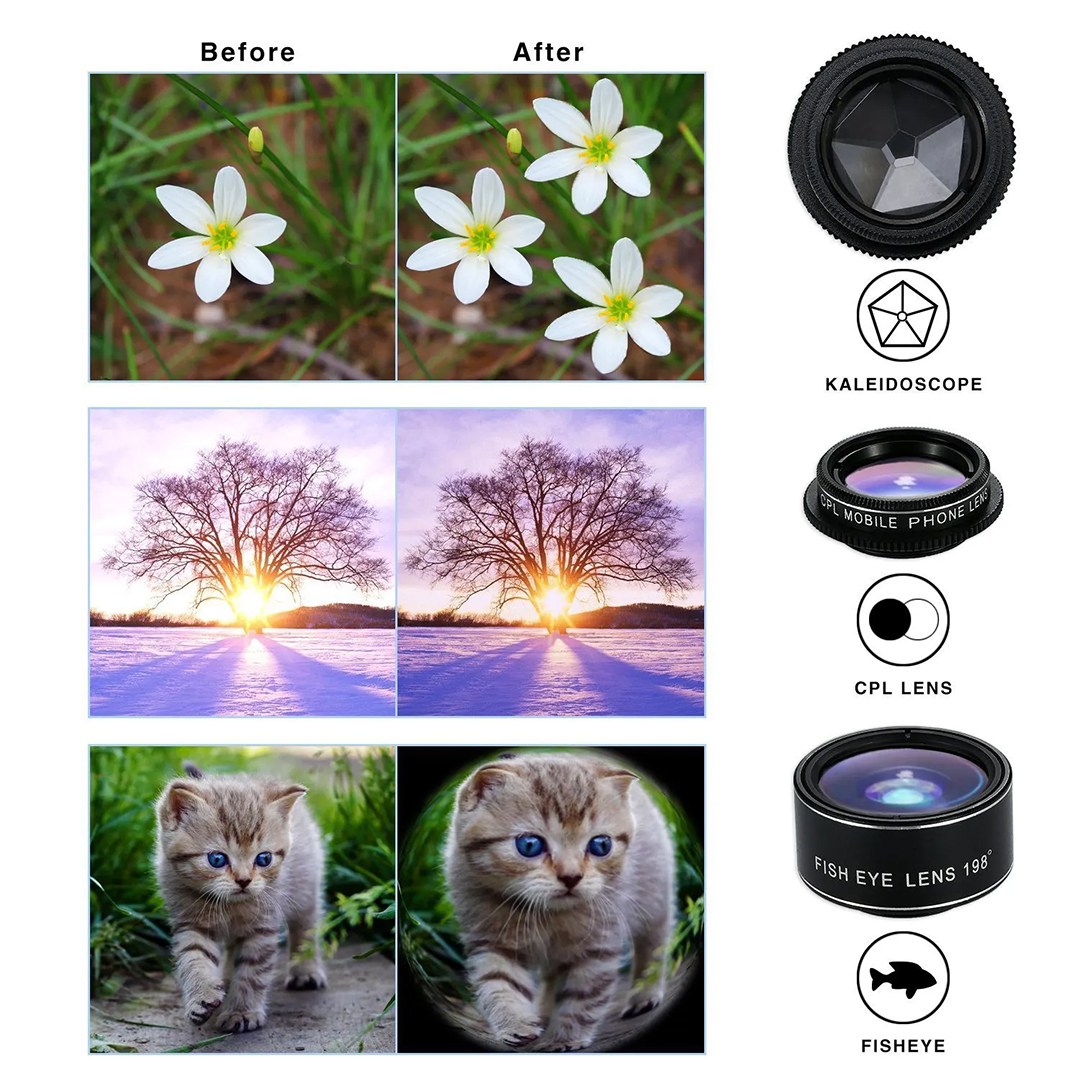 TELEFON KAMERA 6LI SET LENS KİTİ (5271)