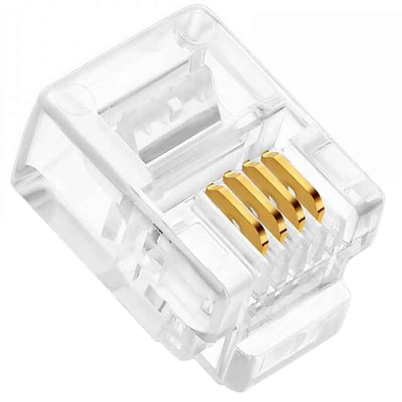 TELEFON SOKETİ RJ11 6P/4C (100LÜK PAKET) (5271)