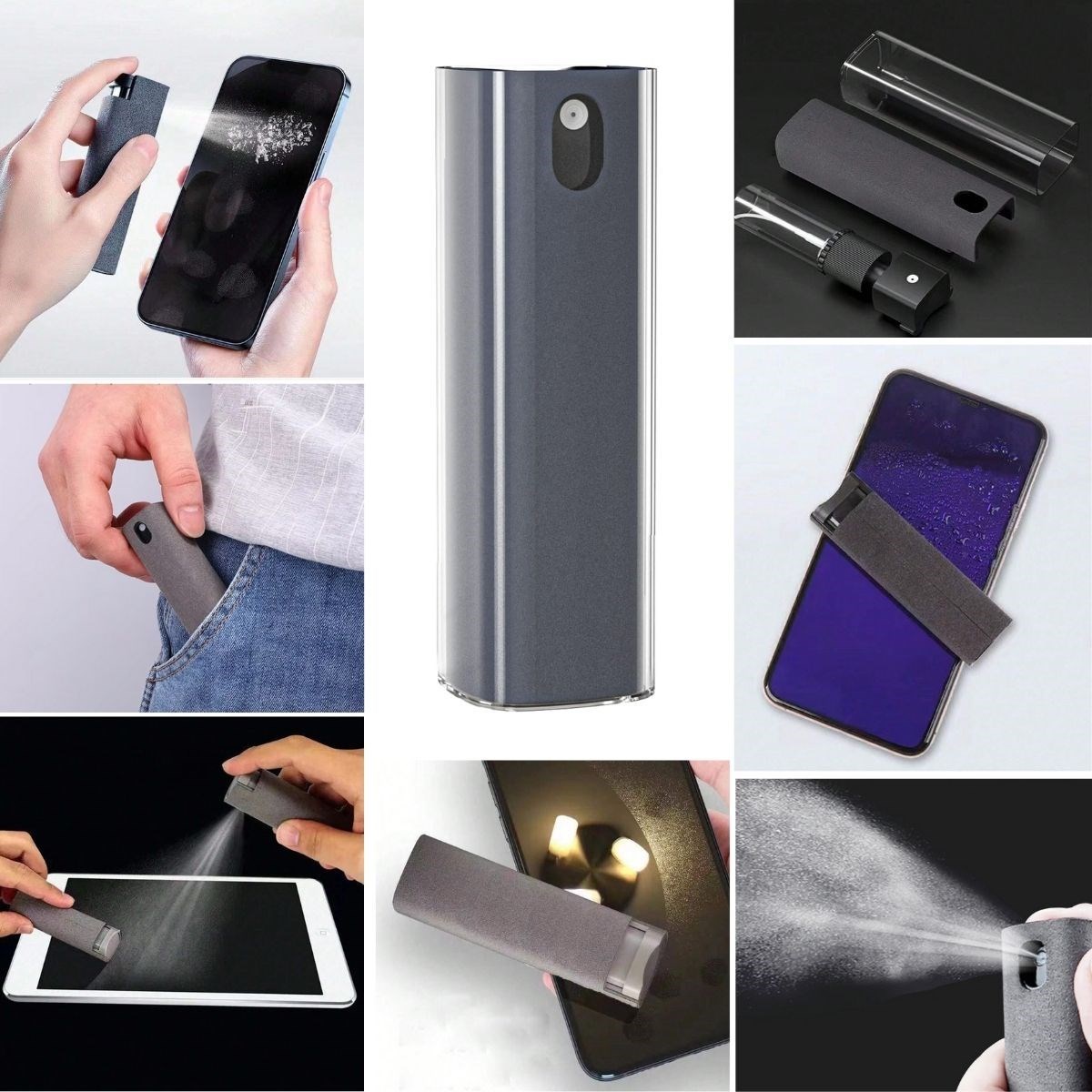 Telefon,Tablet Ekranı İçin Kendiliğinden Spreyli Ekran Temizleme Süngeri (5271)