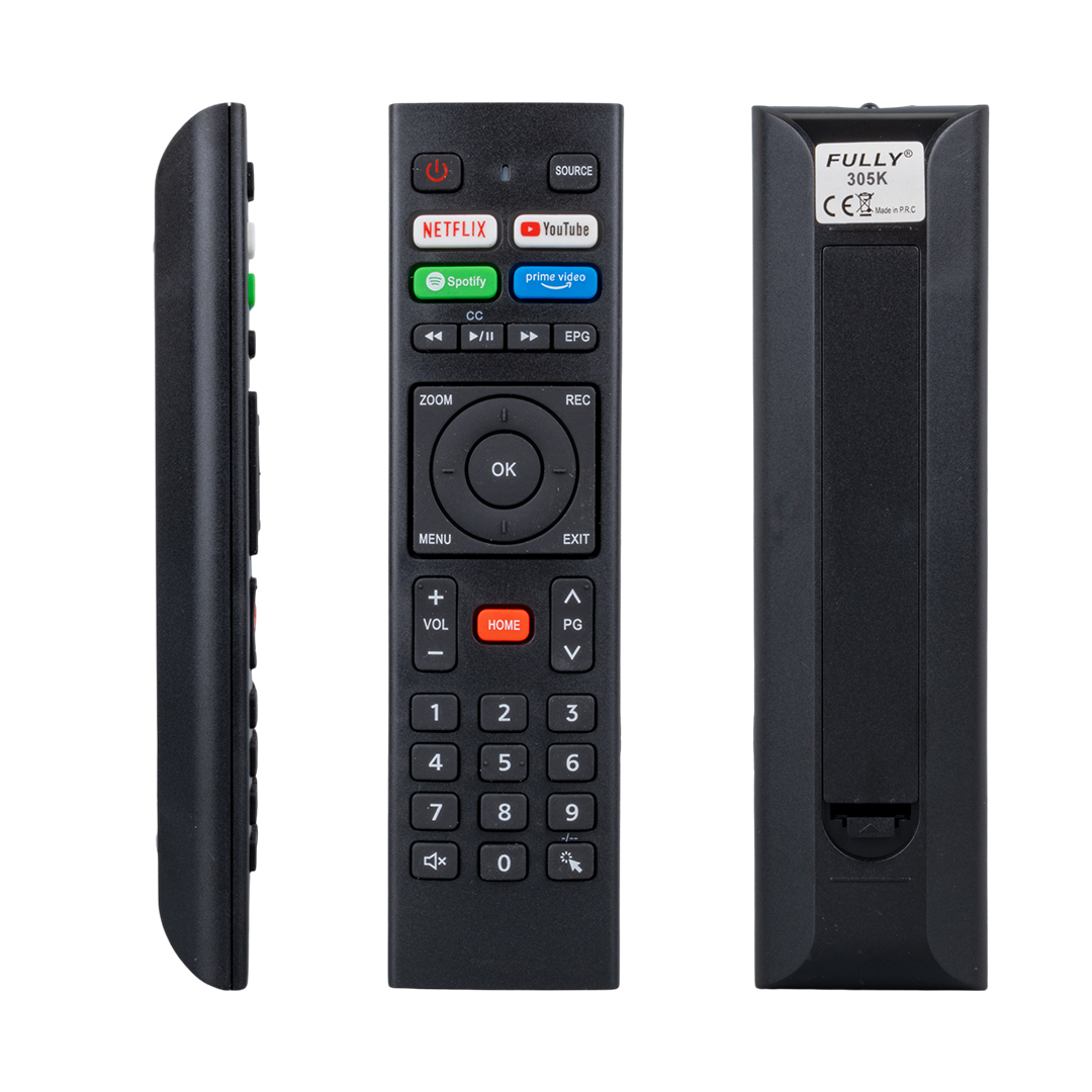 TELENOVA NETFLIX - YOUTUBE - SPOTIFY - PRIME VIDEO TUŞLU SES KOMUTSUZ LCD LED TV KUMANDA (5271)