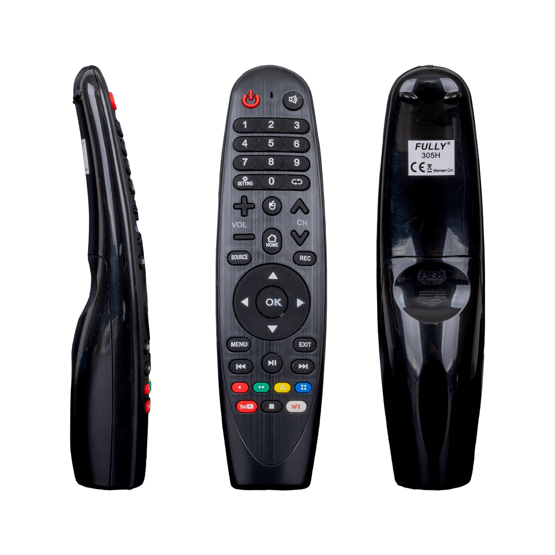 TELENOVA YOUTUBE-NETFLIX TUŞLU LCD-LED SES KOMUTSUZ TV KUMANDA (5271)
