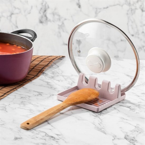 Tencere Kapak Tutuculu Kaşıklıklı Tencere Kapak Standı Pratik Kaşık Kepçe Altlık Düzenleyici (5271) Tencere Kapak Tutuculu Kaşıklıklı Tencere Kapak Standı Pratik Kaşık Kepçe Altlık Düzenleyici (5271)