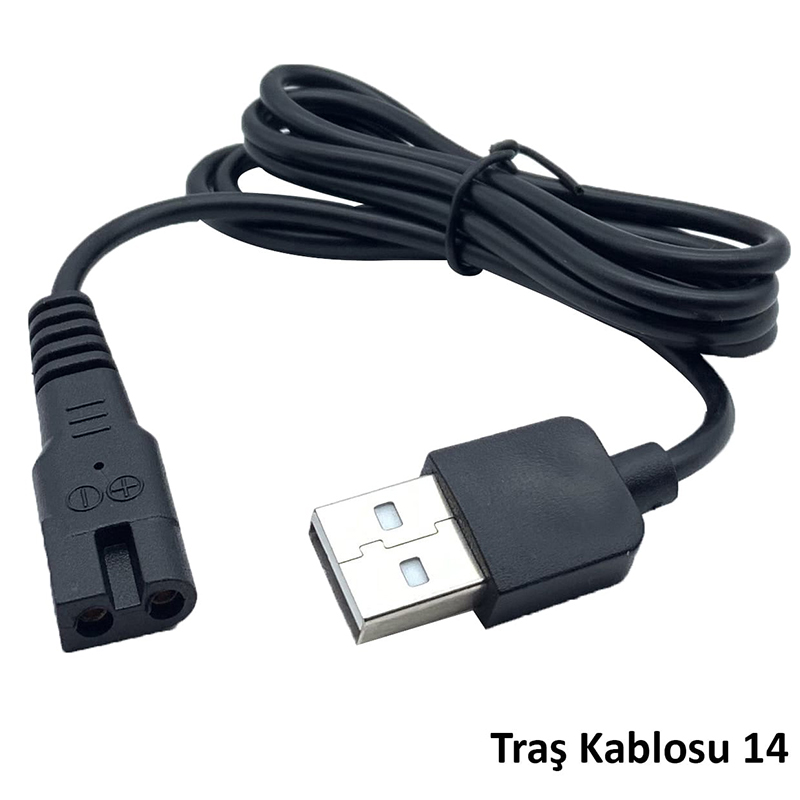 TIRAŞ MAKİNALARI İÇİN USB ŞARJ KABLOSU (14) (5271)