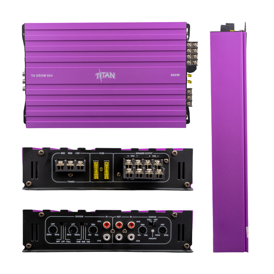 TITAN-804 4 KANAL MAX 1600 WATT OTO AMFİ-ANFİ (5271)