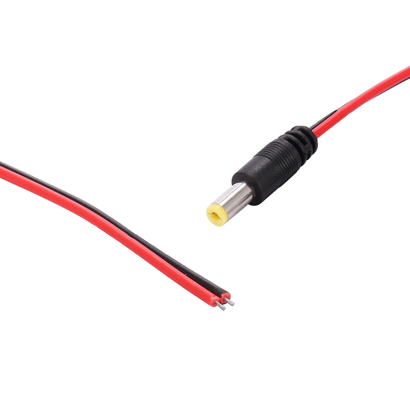 TK 34 FİŞ KABLOLU TEK UÇLU KAMERA İÇİN 20 CM DC POWER JACK KABLOLU (5271)