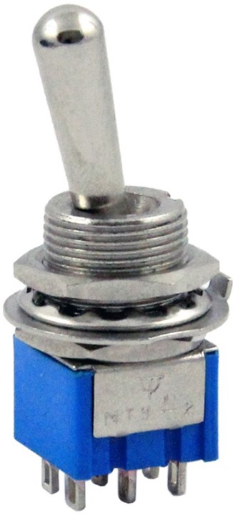 TOGGLE SWİTCH ON-OFF Ø12MM MTS-202L (IC-148G) (5271)
