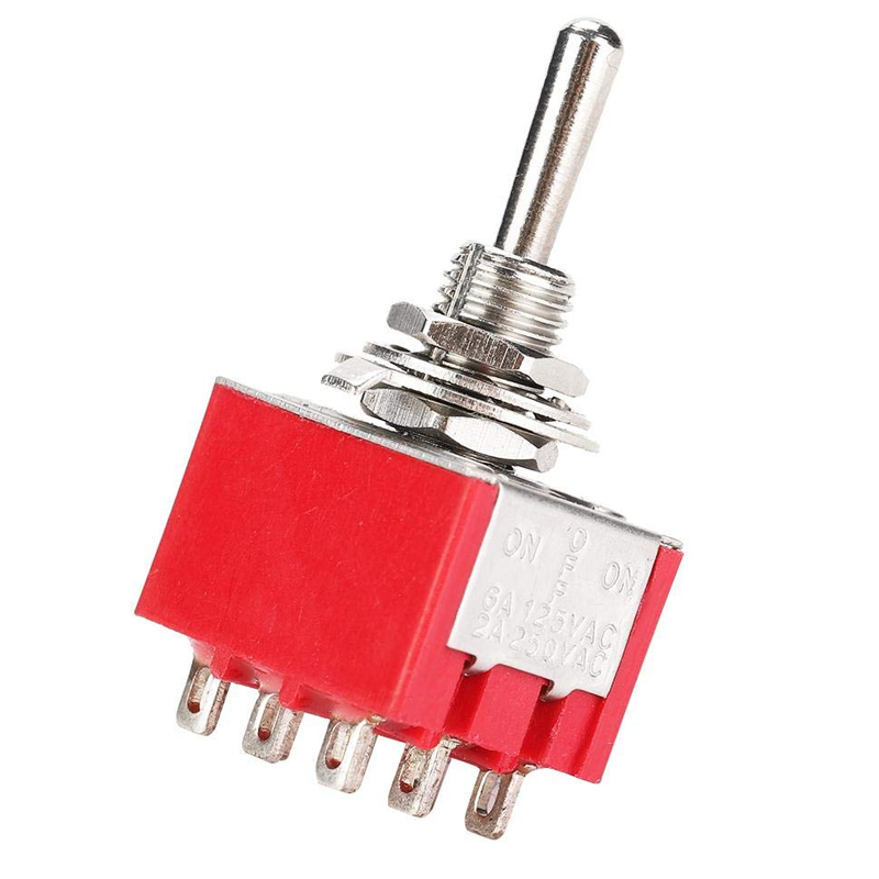 TOGGLE SWİTCH ON-OFF-ON Ø6MM MTS-303 (IC-148B) (5271) TOGGLE SWİTCH ON-OFF-ON Ø6MM MTS-303 (IC-148B) (5271)