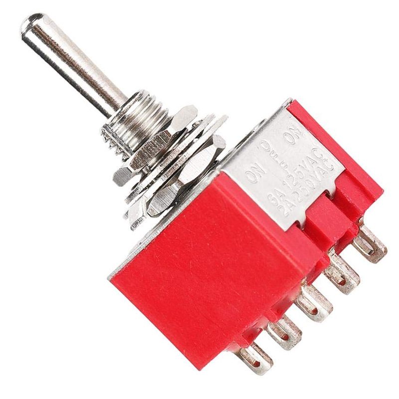 TOGGLE SWİTCH ON-OFF-ON Ø6MM MTS-303 (IC-148B) (5271) TOGGLE SWİTCH ON-OFF-ON Ø6MM MTS-303 (IC-148B) (5271)