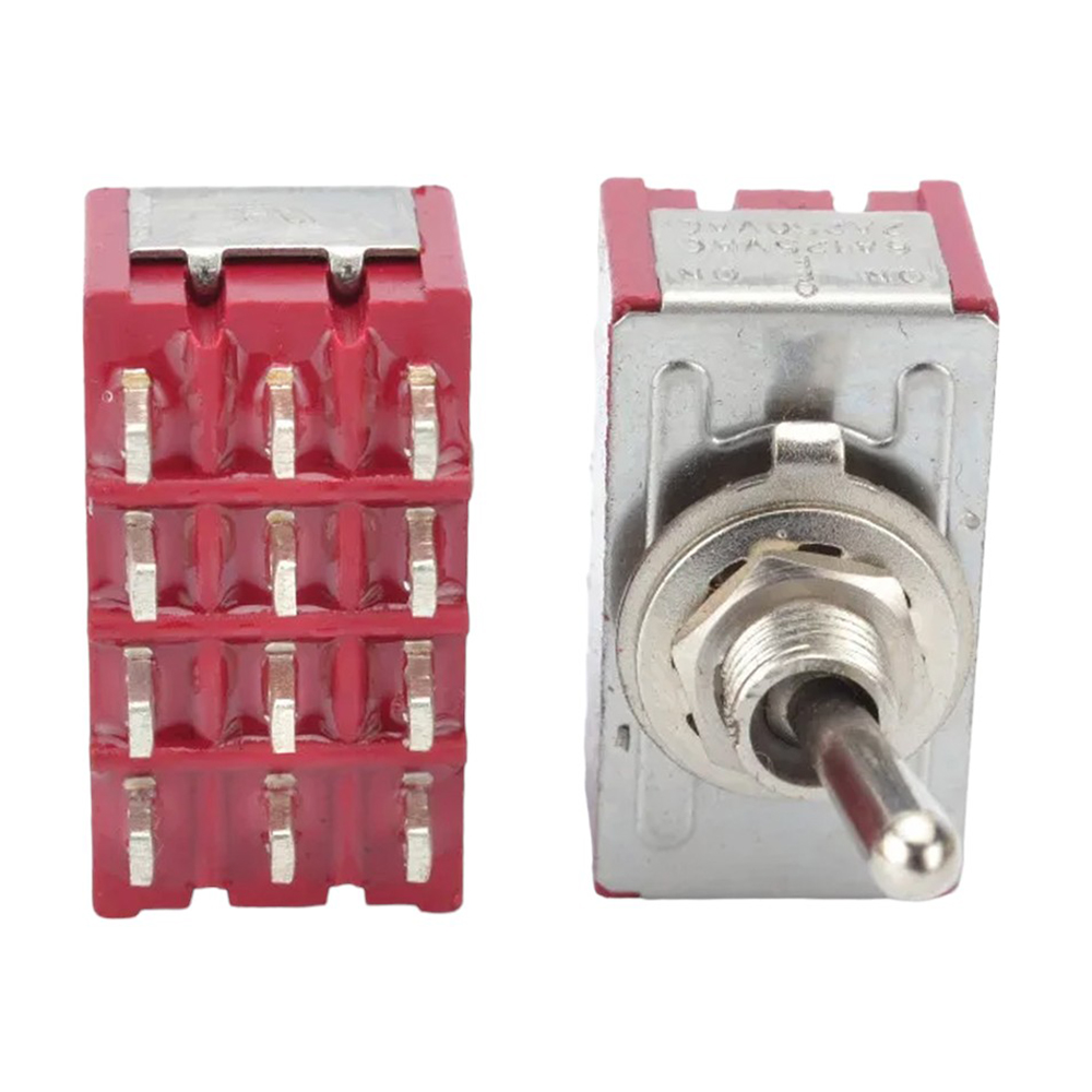 TOGGLE SWİTCH ON-OFF-ON Ø6MM 12P MTS-403 (IC-148D) (5271)