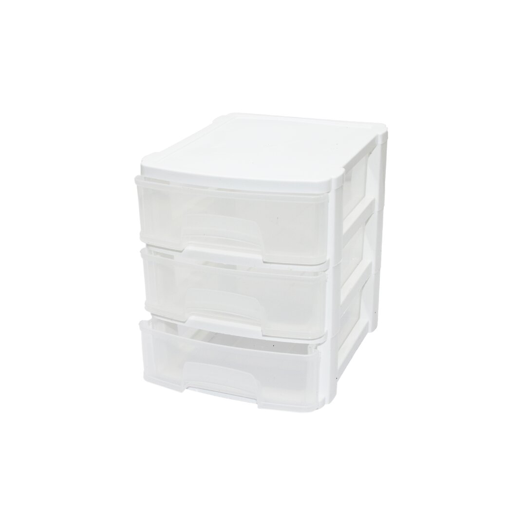 TONTON - NO:0 ÇEKMECE 3 KATLI 17.5X14.4X16.9CM (5271)