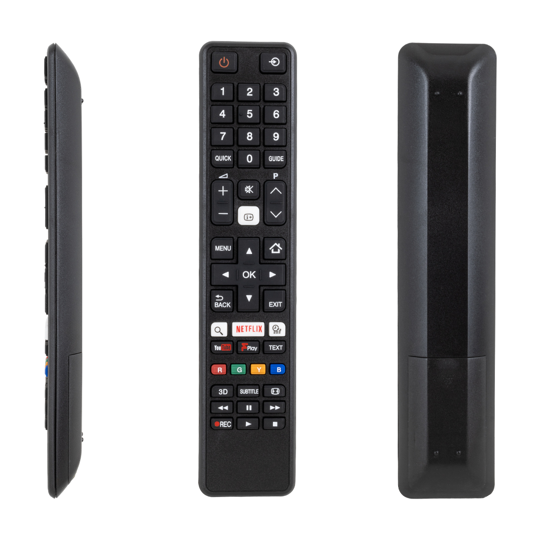 TOSHIBA CT-8069 NETFLIX*YOUTUBE TUŞLU SİYAH LCD/LED TV KUMANDA (5271)