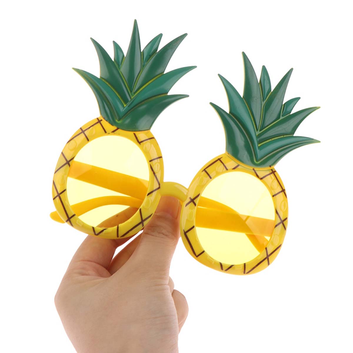 Tropikal Hawaii Ananas Şekilli Parti Gözlüğü 9.5 x 14 cm (5271)