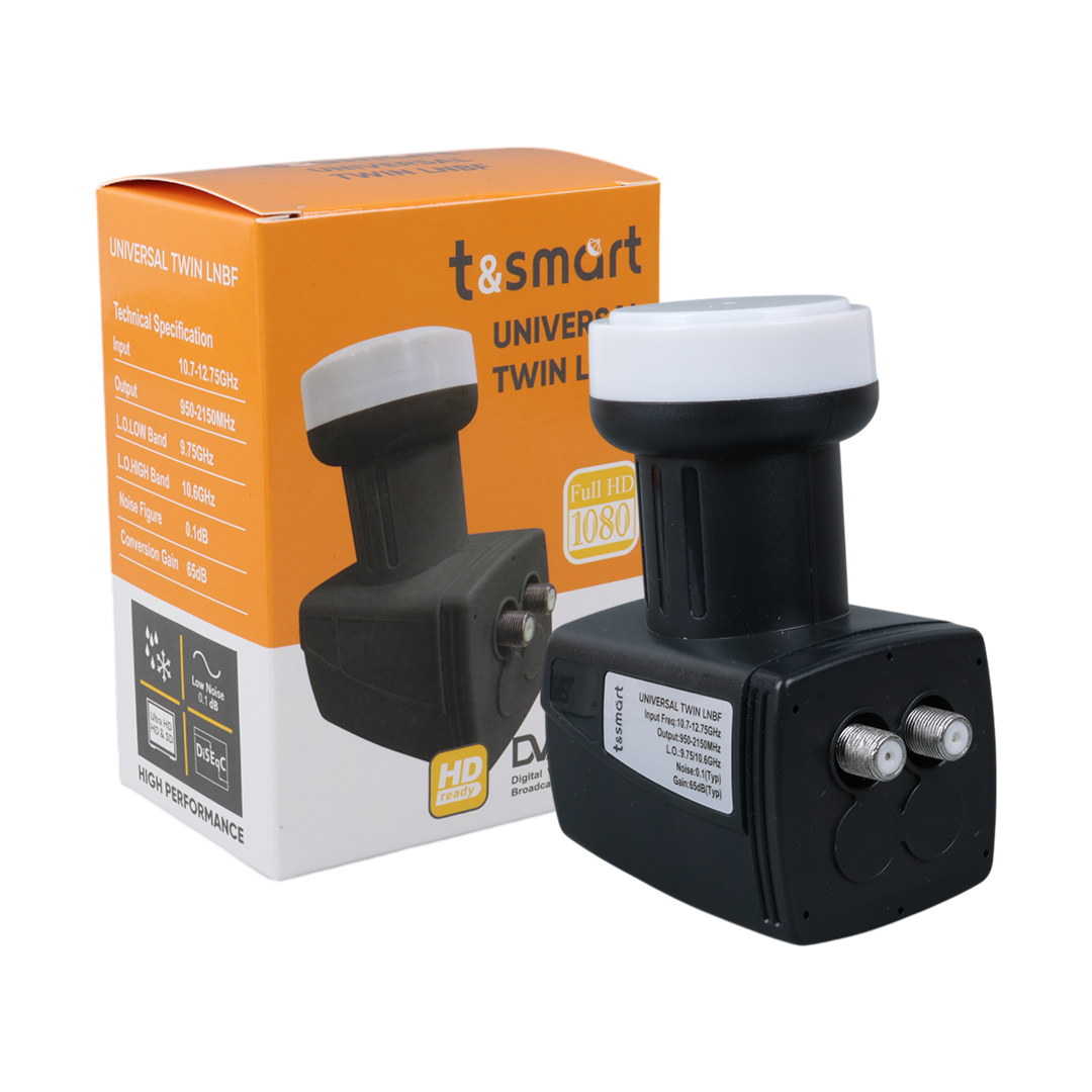 TSMART 0.1DB ULTRA HD 4K UNIVERSAL TWİN ÇİFT ÇIKIŞLI LNB (5271)
