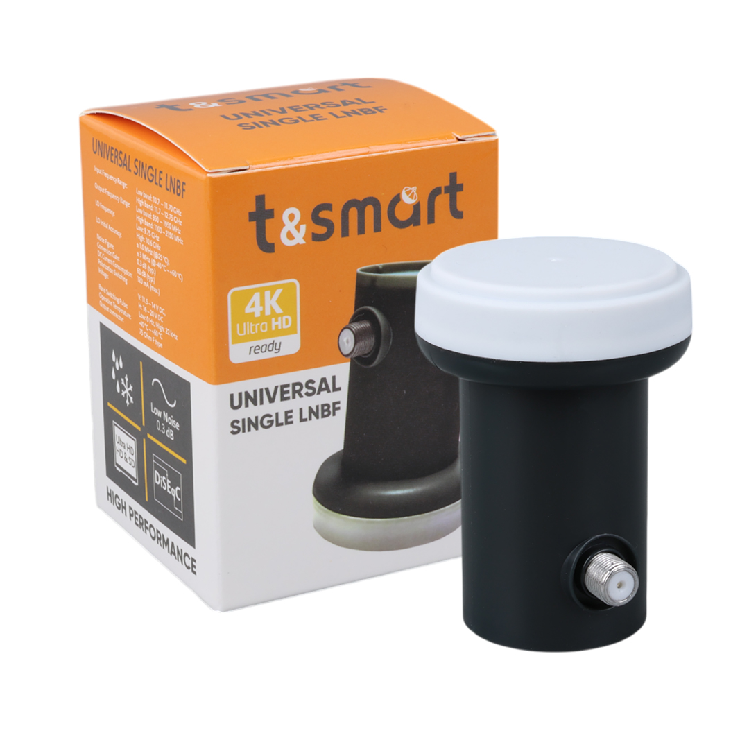 TSMART 0.7DB ULTRA HD 4K UNIVERSAL TEK ÇIKIŞLI SINGLE LNB (5271)