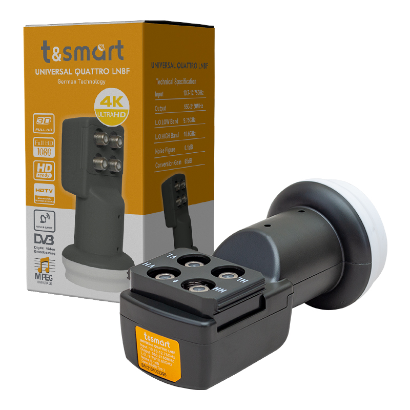 TSMART ULTRA HD 4K UNIVERSAL QUATTRO SANTRAL DÖRTLÜ LNB 0.1DB (5271) TSMART ULTRA HD 4K UNIVERSAL QUATTRO SANTRAL DÖRTLÜ LNB 0.1DB (5271)
