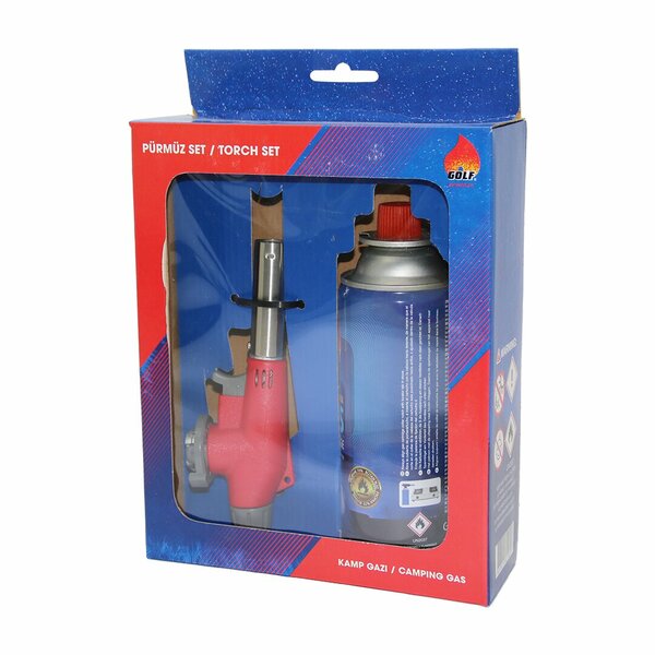 Turbo Torch Pürmüz Çakmak ve Kartuş Set (5271)