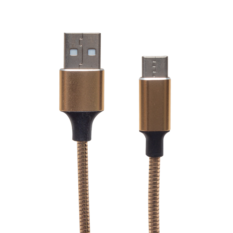 TYPE-C 1 METRE METAL ÖRGÜLÜ DATA VE ŞARJ KABLOSU (5271)