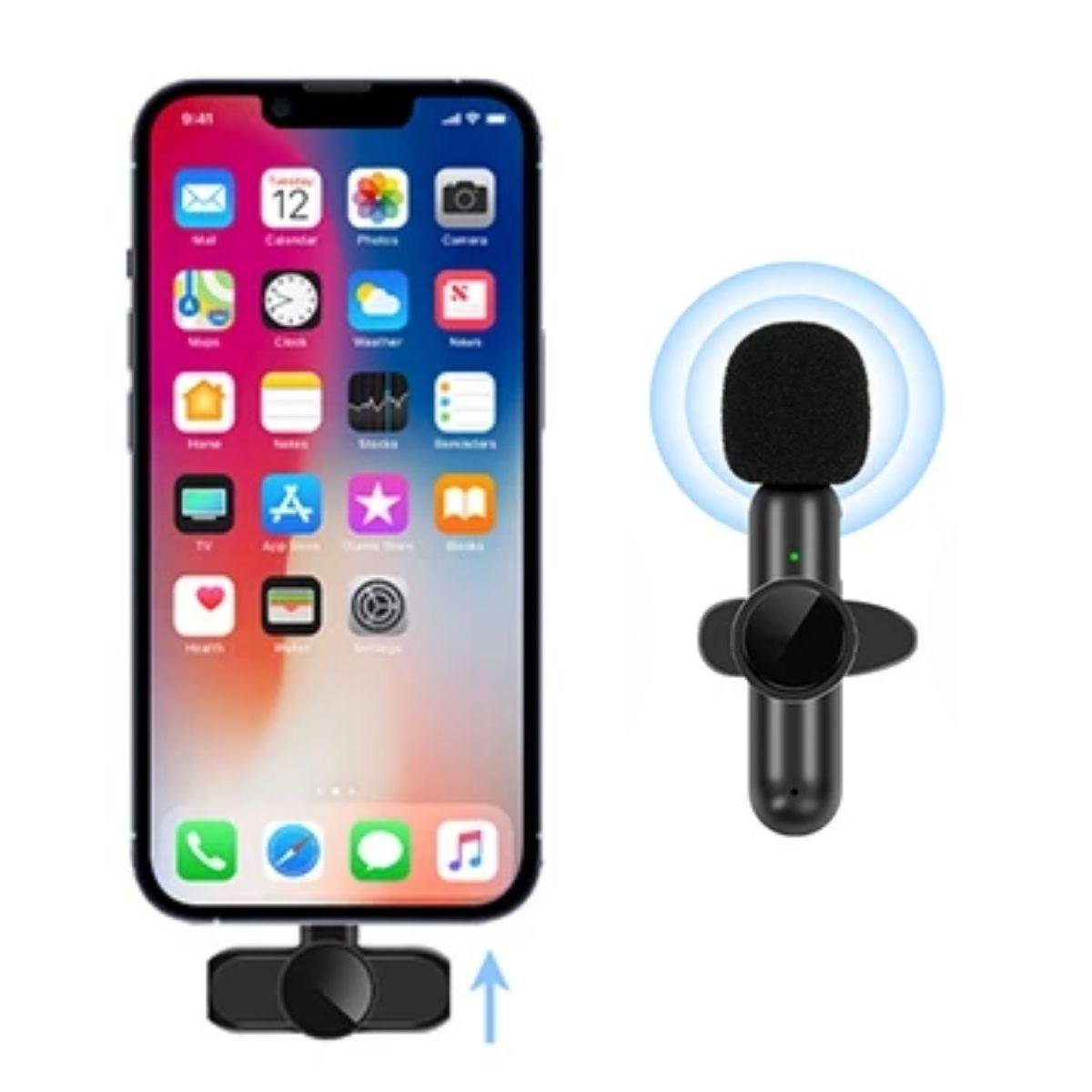 Type C Uyumlu İphone Dönüştürücülü Kablosuz Yaka Mikrofonu Android ve İphone Uyumlu Mini Mikrofon (5271) Type C Uyumlu İphone Dönüştürücülü Kablosuz Yaka Mikrofonu Android ve İphone Uyumlu Mini Mikrofon (5271)