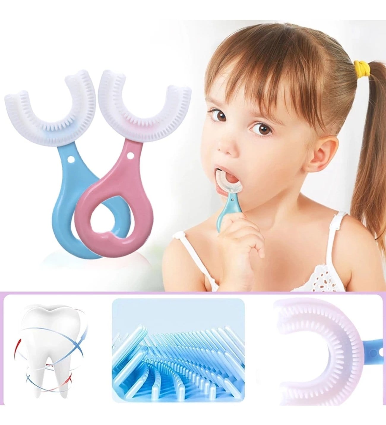 U Tipi Bebek Ağız Bakım ve Diş Fırçası (5271) U Tipi Bebek Ağız Bakım ve Diş Fırçası (5271)