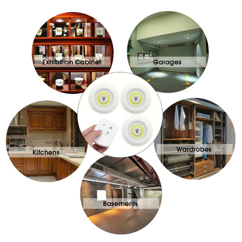 ÜÇLÜ KUMANDALI PİLLİ DOKUNMATİK PORTATİF COB LED IŞIK AYDINLATMA (5271) ÜÇLÜ KUMANDALI PİLLİ DOKUNMATİK PORTATİF COB LED IŞIK AYDINLATMA (5271)