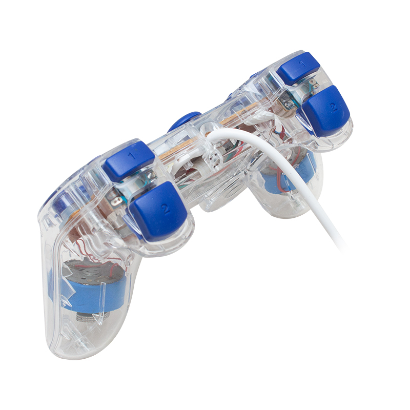 UCOM-704 DOUBLE SHOCK ŞEFFAF JOYPAD OYUN KOLU (5271)