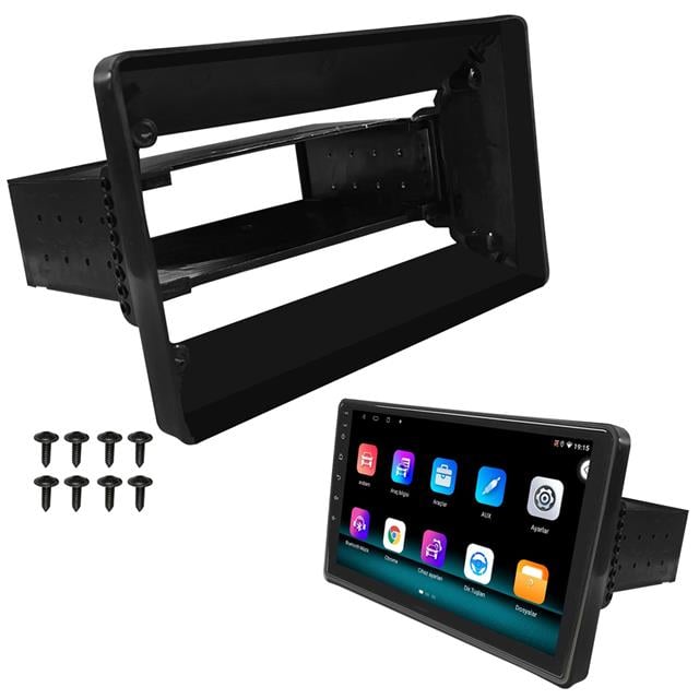 Universal 10.1 İnç Android Oto Tablet Çerçevesi 1 Din ABS Plastik Siyah NV-4287 (5271) Universal 10.1 İnç Android Oto Tablet Çerçevesi 1 Din ABS Plastik Siyah NV-4287 (5271)