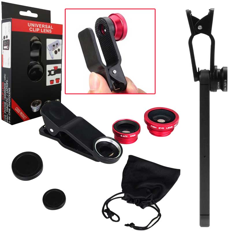UNIVERSAL 2 LENS SETİ CEP TELEFONLARI VE TABLETLER İÇİN (5271)