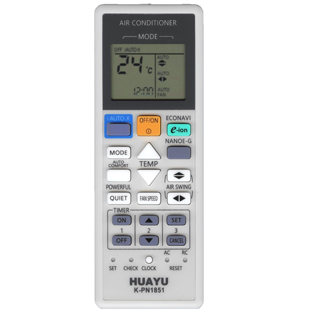 UNIVERSAL PANASONIC KLİMA KUMANDASI K-PN1851 (5271)