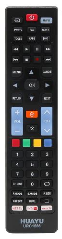 URC1566 5 IN 1 YOUTUBE - NETFLIX - AMAZON TUŞLU UNIVERSAL LCD- LED TV KUMANDA (5271)
