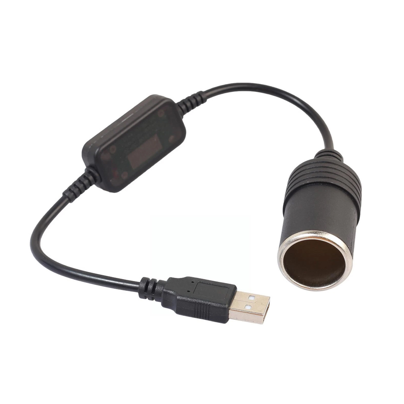 USB 2.0 5 VOLT - 2 AMPER TO 12 VOLT - 0.8 AMPER ÇAKMAK FİŞİ DİŞİ ÇEVİRİCİ (5271)