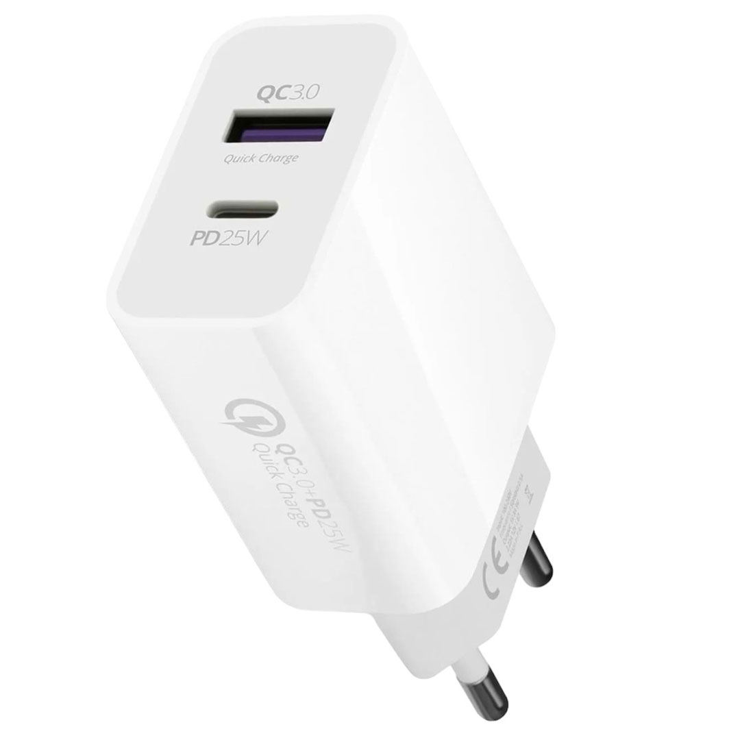 USB 3.0 / TYPE-C 25W 3.0A HIZLI ŞARJ ALETİ BAŞLIĞI PD25W (5271)