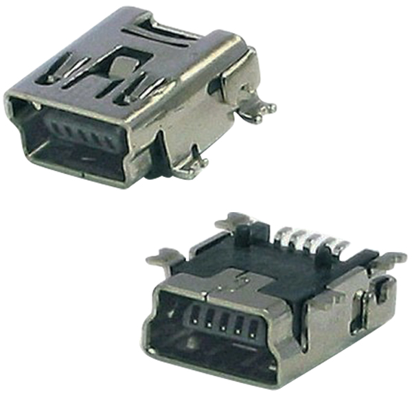 USB 5 PIN YATIK ŞASE MINI USB 5 PIN 90 (5271)