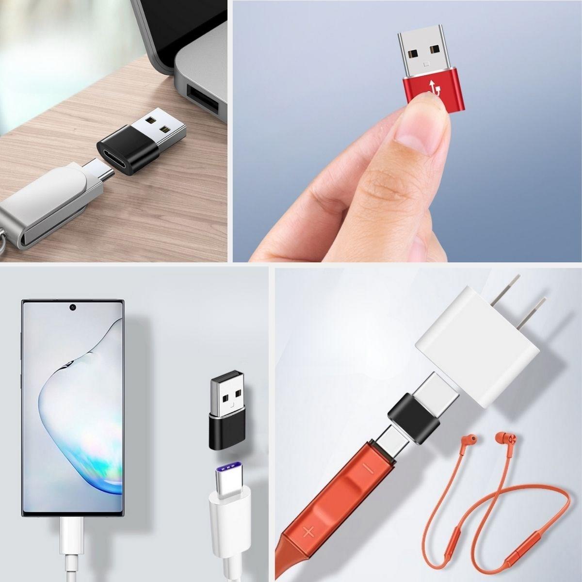 USB&#39;den TYPE-C &#39;ye Dönüştürücü Adaptör Veri Aktarımı Sağlayıcı Şarj Data Çevirici (5271)